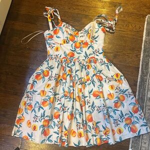 Amanda uprichard peach dress